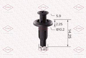 Клипса автомобильная MITSUBISHI TJB1454 TJB1454 TATSUMI