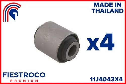Комплект (4 шт) сайлентблоков задних рычагов Nissan X-trail, Qashqai 11J4043X4 11J4043X4 FIESTROCO