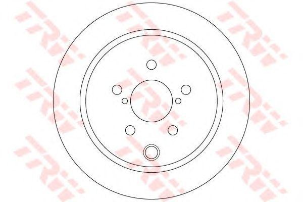 Диск тормозной задний SUBARU FORESTER (SJ), IMPREZA (GP) DF6503 DF6503 TRW