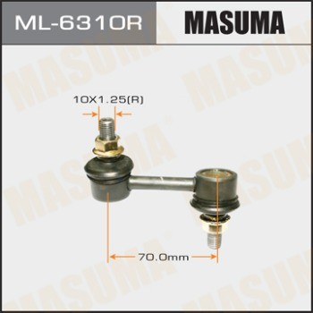 тяга стабилизатора переднего правая!\ Honda Accord 2.0-2.4/2.2CTDI 03> ML6310R MASUMA