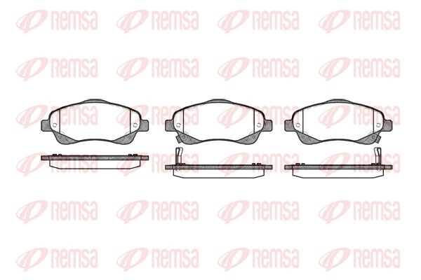 1046 02 D2233M-01=FDB1648 [0446505130] !колодки дисковые п.\ Toyota Avensis 1.6i 104602 REMSA