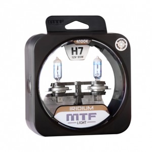 Лампа 12V H7 55W PX26d блистер (2шт.) Iridium MTF HRD1207 MTF