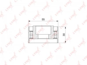 Ролик направляющий / ГРМ подходит для HONDA Accord VI 3.0 98-02 / Odyssey 3.0 97 PB-3048 LYNXAUTO