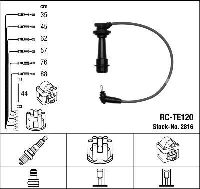 Провода высоковольтные RCTE119 5298 NGK