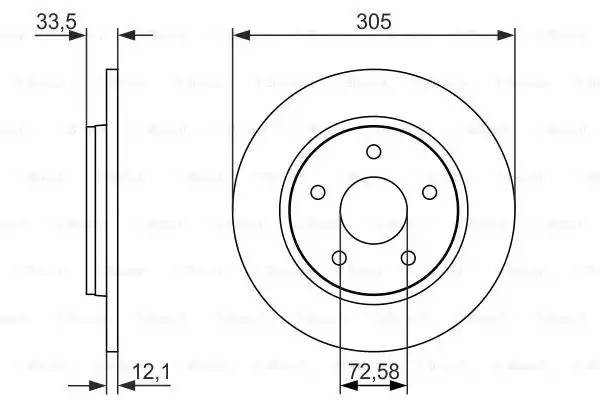 DODGE CARAVAN 2008> 0 986 479 050 BOSCH