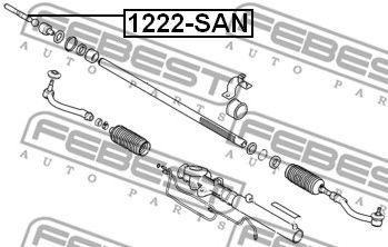 Тяга рулевая HYUNDAI SANTA FE 2010- 1222-SAN 1222-SAN FEBEST