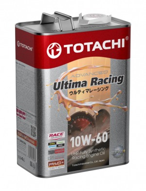 Масло моторное TOTACHI ULTIMA RACING UHP SP/A3/B4 10W60 синт.4л E5004 TOTACHI