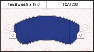 колодки дисковые перед.!\ FORD Transit 06> TCA1203 TATSUMI