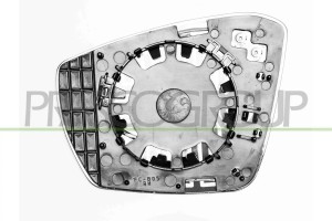 стекло зеркала левое!\ Skoda Octavia 1.2-2.0i/2.0TDi 12-17 SK0307514 PRASCO GROUP