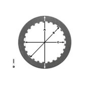 Комплект дисков сцепления MES301-4 MES3014 TRW LUCAS