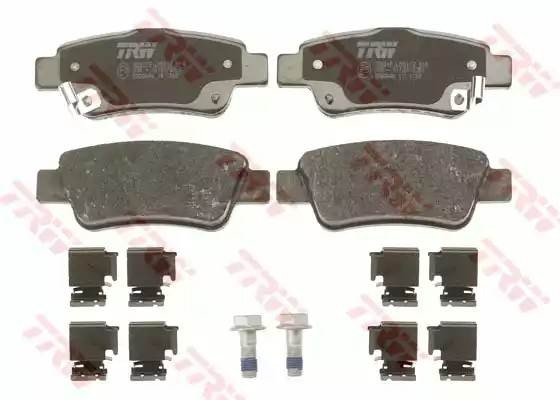 Колодки тормозные HONDA CR-V 3 (07-) задние (4шт.) TRW GDB3446 TRW