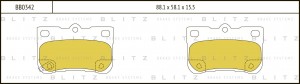 TOYOTA LEXUS GS 300/400/430 (2005-2012) BB0342 BLITZ