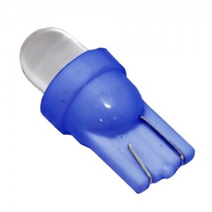 Лампа светодиодная 12V W5W T10W W2.1x9.5d бесцокольная Round Blue MEGA ELECTRIC ME0407B MEGA POWER