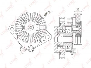 MB W202/W210/W211/W220/R170 PT-3017 LYNXAUTO
