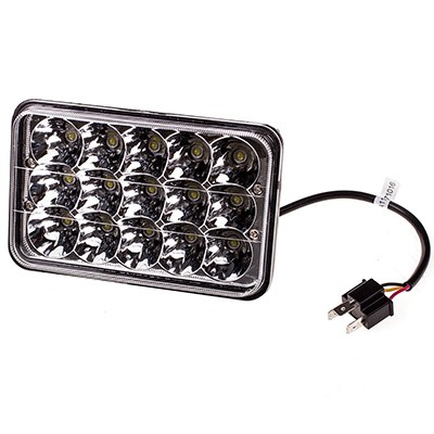 ФАРА СВЕТОДИОДНАЯ OFF ROAD ПРЯМОУГОЛЬНАЯ 12V24V 45W SKYWAY 15 ДИОДОВ РАССЕИВАЕМЫ S08401047 SKYWAY