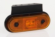 фонарь габаритный! жёлтого цвета, LED 120x46 с кронштейном, проводом 0.5м\ FT020ZKLED FRISTOM