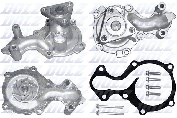 Насос водяной FORD B-MAX, ECOSPORT, FIESTA V 1.0EcoBoost F207 F207 DOLZ