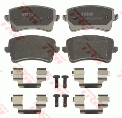 Колодки тормозные AUDI A4,A5 (08-) задние (4шт.) TRW GDB1765 TRW