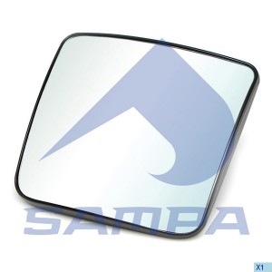 Стекло зеркала малое с подогрев левое MAN 022131 SAMPA