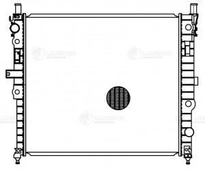 Радиатор охл. для а/м Mercedes-Benz ML (W163) (97-) AT LRc15163 LRC15163 LUZAR