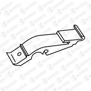 Держатель брызговика Volvo FH/FM/RVI Magnum DXI 2FH517 COVIND