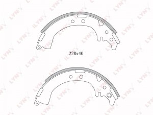 Колодки тормозные задние подходит для TOYOTA Rav-4 I-II 1.8-2.0 94-05 BS-7507 BS-7507 LYNXAUTO