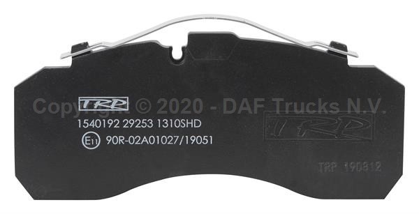 Колодки тормозные 29061 Super Heavy Duty (<30T) 248х109х30 Knorr SB/SN7 1540192 DAF TRP