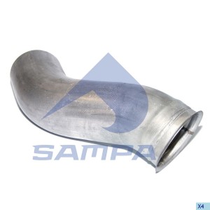 Труба приемная глушителя VOLVO FH12 передняя SAMPA 031377 SAMPA