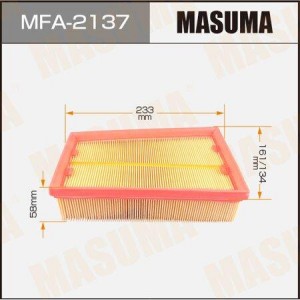 фильтр воздушный!\ Nissan Quashqai 1.6/2.0DCi 07>/X-Trail 2.0/2.0DCi 07> MFA2137 MASUMA