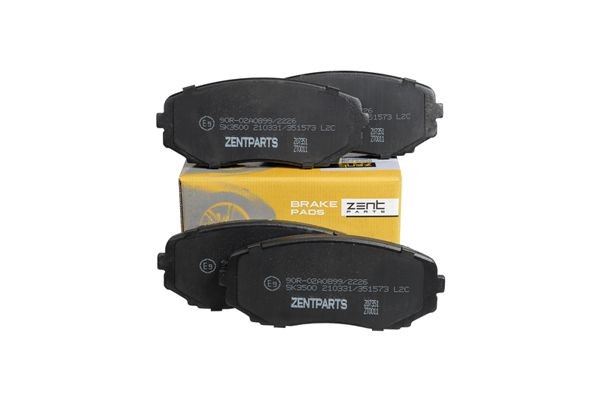 колодки дисковые передние!Mazda CX-7 MZR DISI Turbo 07> Z07351 ZENTPARTS