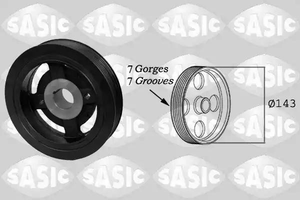 Шкив коленвала TOYOTA AVENSIS T25 2.0-2.4, CAMRY V30 2.4, RAV 4 00- 2156058 2156058 SASIC