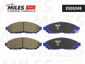 Колодки тормозные передние (Смесь CERAMIC серия PRO) NISSAN NAVARA/PATHFINDER 2. E500249 MILES