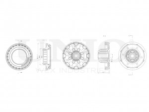 Опора амортизатора передняя RMP-13133 UNIO