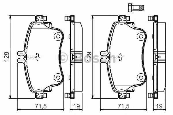 MERCEDES BENZ W205 (2013>) 0 986 494 663 BOSCH