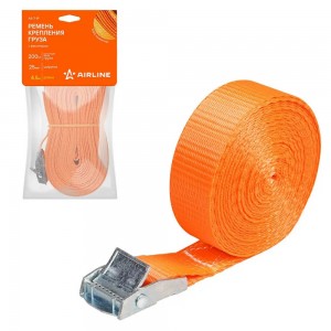Ремень крепления груза (4,5 м) 200 кг "AIRLINE" (с фиксатором) AS-T-19 AIRLINE