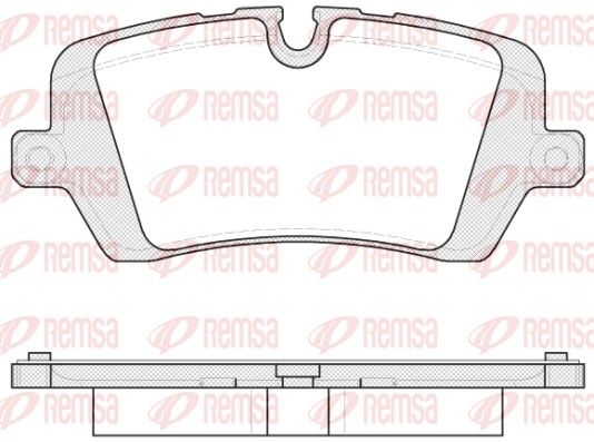 1541 00 колодки дисковые з.!\ Land Rover Range Rover/Range Rover Sport 5.0/3.0TD 154100 REMSA