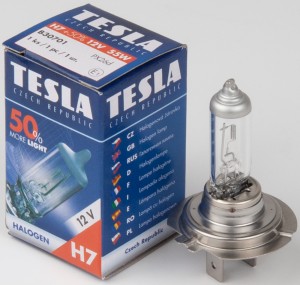 лампа! H7,12V,55W,PX26d +50% мощности света галогенная\ B30701 TESLA