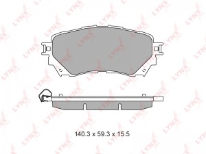 Колодки тормозные дисковые передние BD-5130 LYNXAUTO
