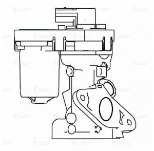 Клапан EGR (рециркуляции выхл. газов) для а/м Peugeot Boxer (06-)/Ford Transit ( LVEG 2002 LUZAR