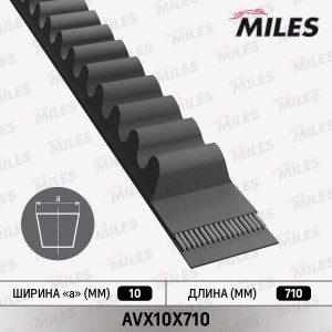 Ремень приводной клиновой 10X710 (Contitech AV10X710) AVX10X710 AVX10X710 MILES