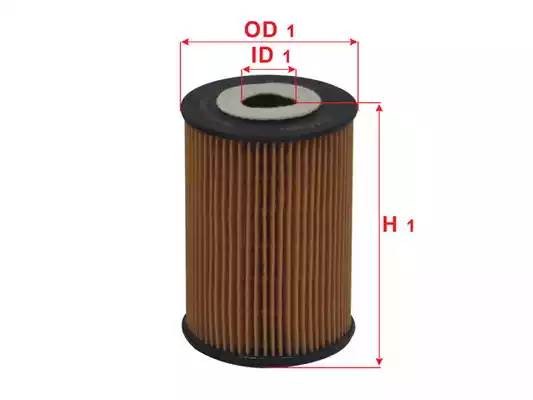 Фильтр масляный NISSAN Patrol (02-10) SAKURA EO1801 SAKURA