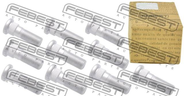 Шпилька колесная NISSAN QASHQAI (10 шт. в упаковке) 0284-002-PCS10 0284-002-PCS10 FEBEST