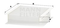 Фильтр салонный CU2454 CU2454 MANN FILTER