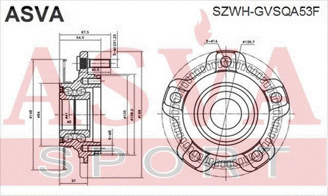 СТУПИЦА 12 SZWHGVSQA53F SZWH-GVSQA53F ASVA