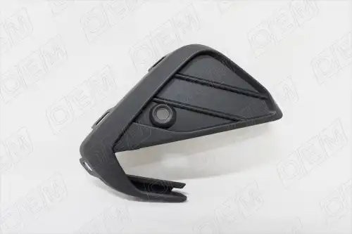 Решетка в бампер нижняя правая Volkswagen Polo sedan 6 (2020-нв) под парктроник OEM1525R OEMPARTS