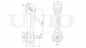 Стойка стабилизатора передняя SSP-50005 UNIO