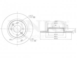 Диск тормозной передний BRD-20003 UNIO