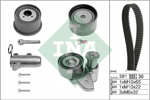 Комплект ГРМ AUDI A6 (C5), A8 (4E) 3.0 530048010 530 0480 10 INA