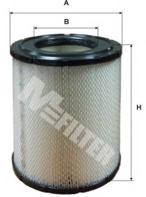 фильтр воздушный !H285 D235 d137 \BOGDAN BUSES A510 MFILTER AUTOMOTIVE FILTERS