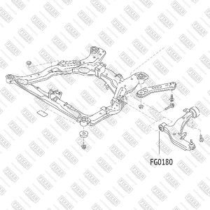 NISSAN JUKE (F15) (2011>) FG0180 FIXAR